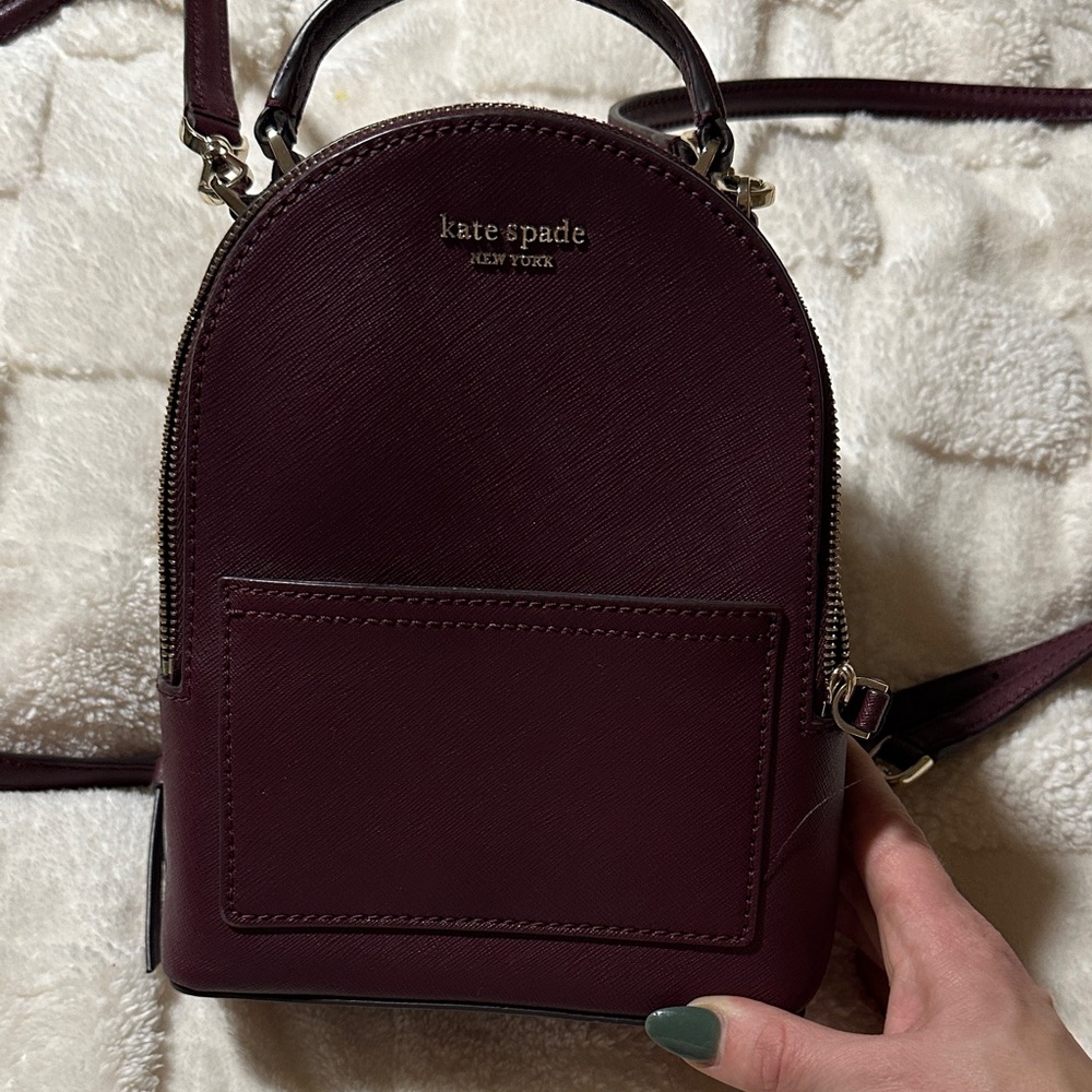Kate Spade Deep Burgundy Backpack